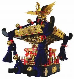 こちらは銀鈴神輿ー小紫Aです。17kgと金鈴神輿に比べ一回り小さい設計となっております。