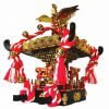 こちらは銀鈴神輿ー小紅白Aです。17kgと一回り小さいタイプのお神輿です。
